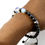 Thumbnail: Opal, Hematite & Silver Bracelet