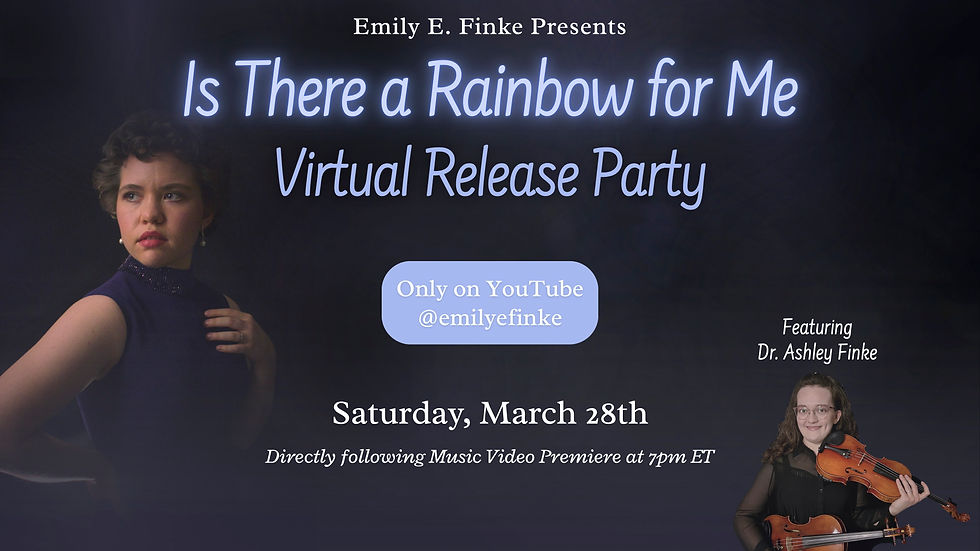 Is There a Rainbow for Me: Virtual Release Party