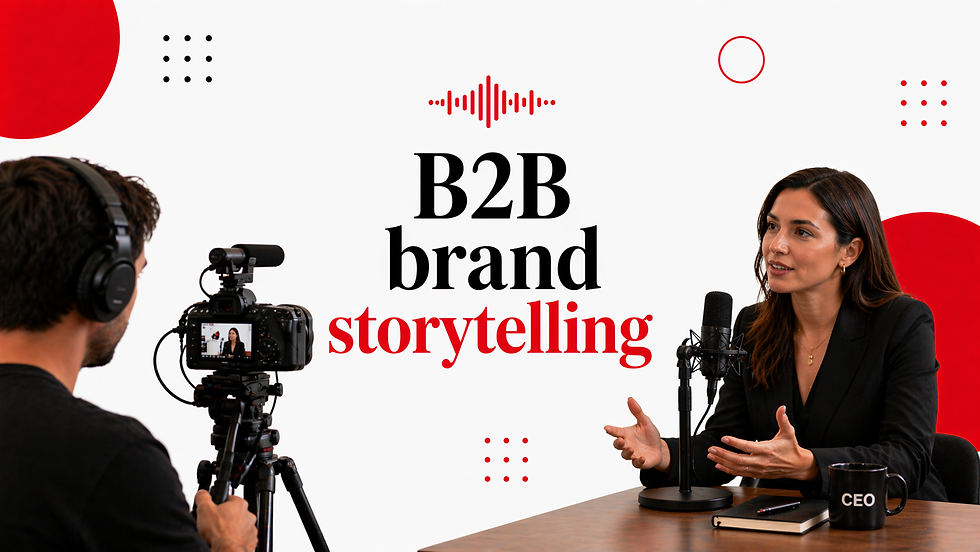 B2B brand storytelling podcast guide: 3x ROI