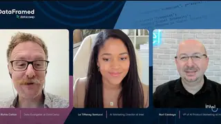 Intel’s Nuri Cankaya & LaTiffaney Santucci at DataFramed podcast talking Generative AI