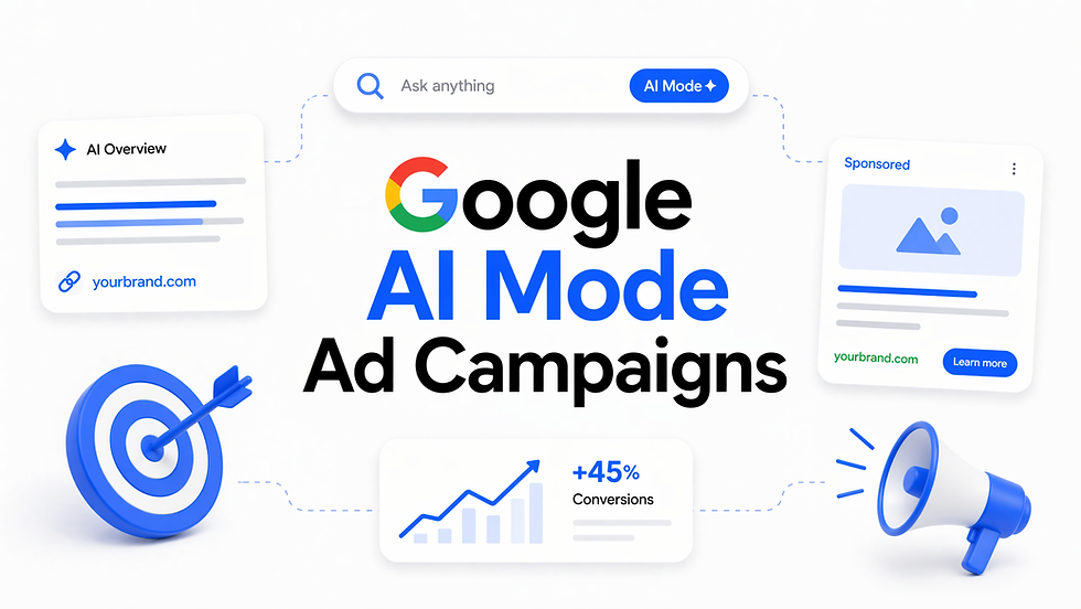Google AI Mode ads are integrated into search queries