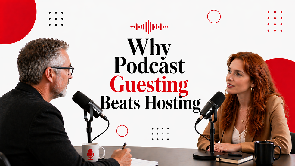 Why Guesting on Podcasts Outshines Hosting Your Own