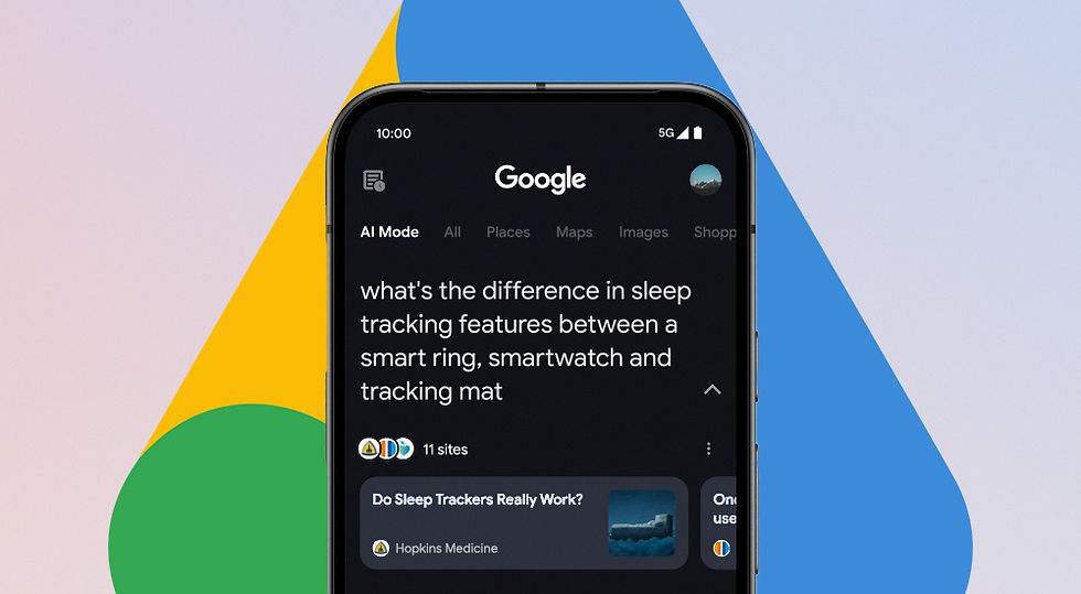 Google AI Mode campaign example