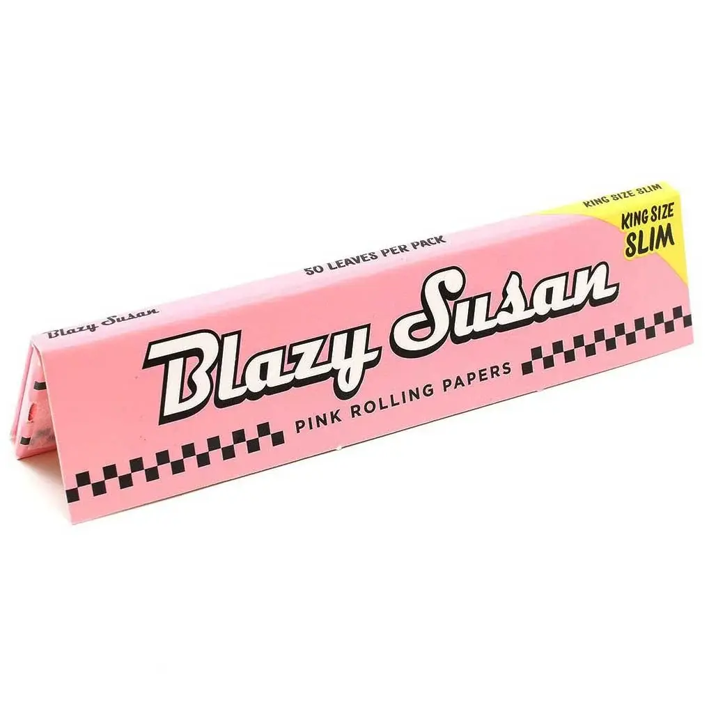Blazy Susan Pink King Size Slim Rolling Papers