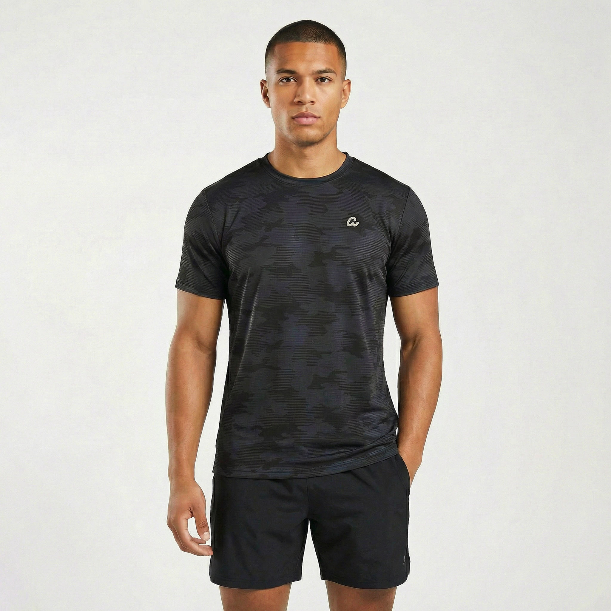 Cameo black active T-shirt