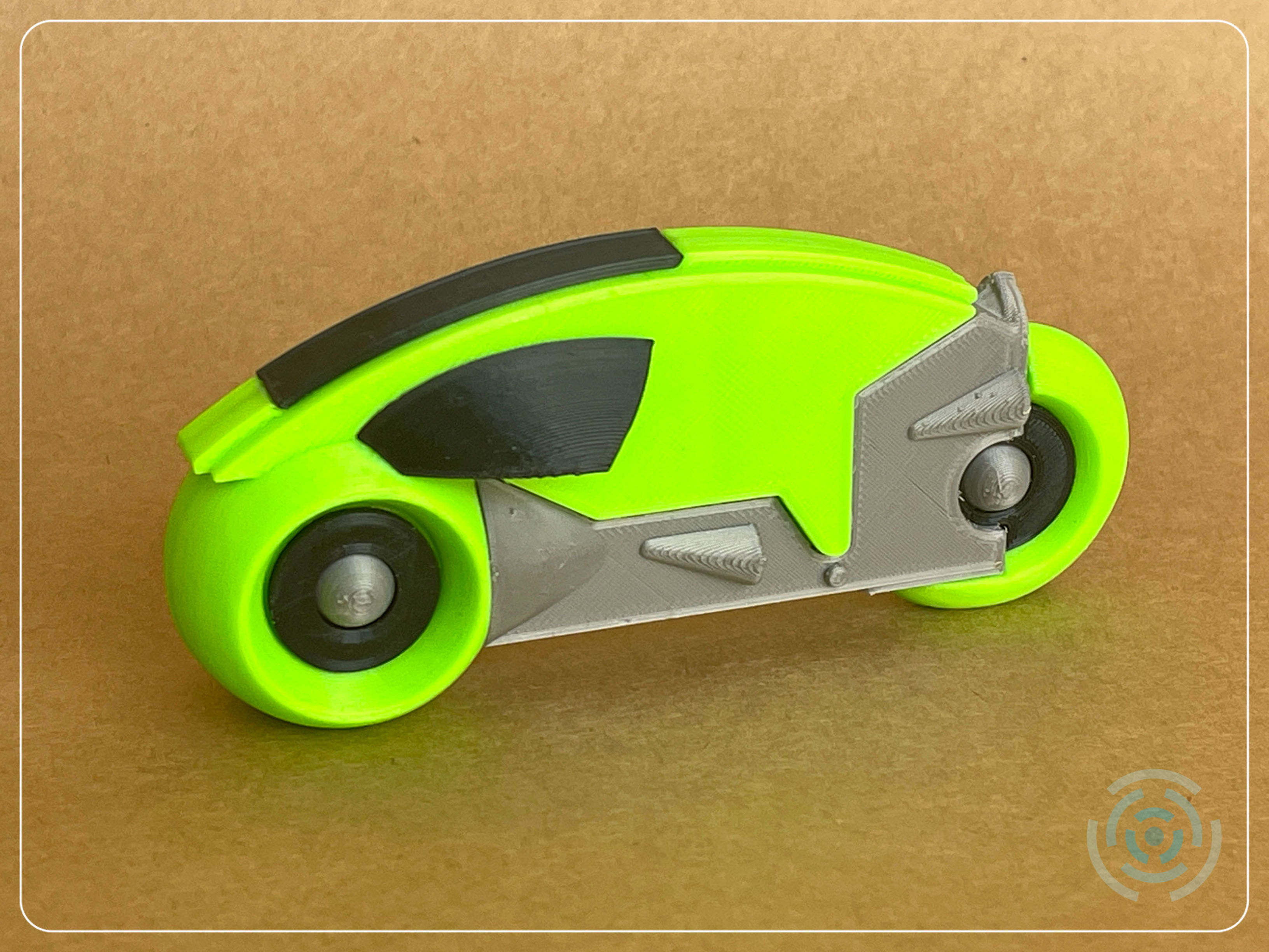MINIATURA - TRON LIGHT CYCLE - VERDE