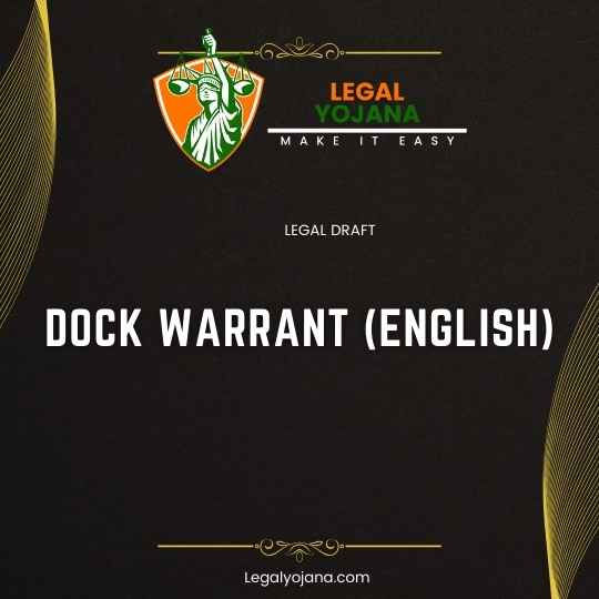 Dock Warrant (English)