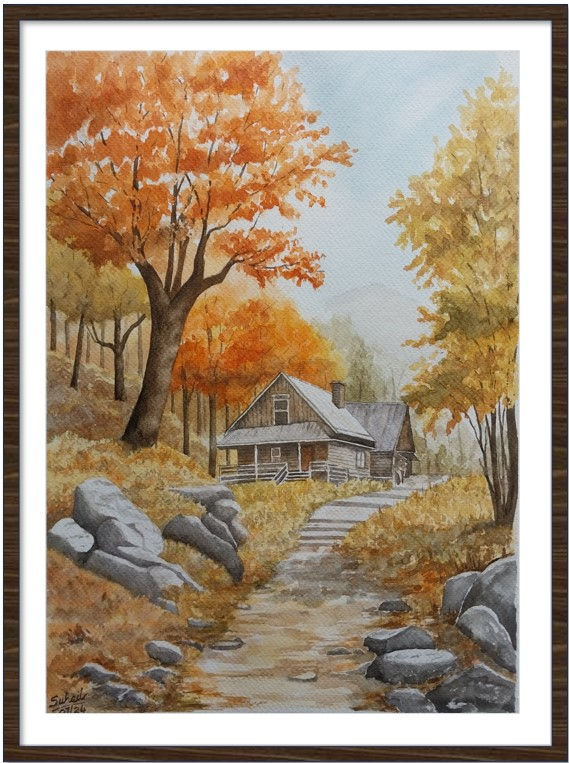 Colors Of Autumn In Watercolors