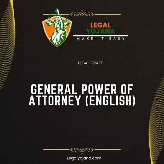 General Power of Attorney 1 (English)