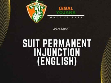 Suit Permanent Injunction