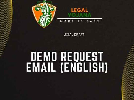 Demo request email