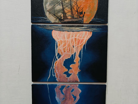 Moon And The Ocean Become One