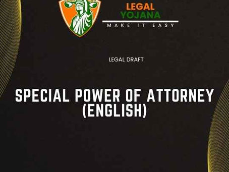 SPECIAL POWER OF ATTORNEY