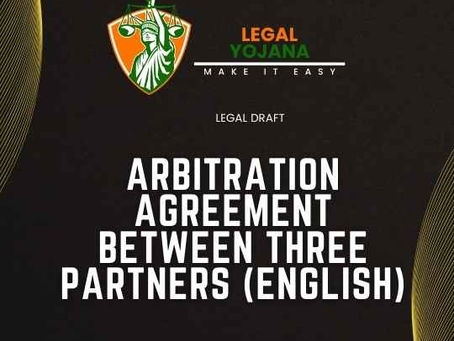 Arbitration Agreement between Three Partners
