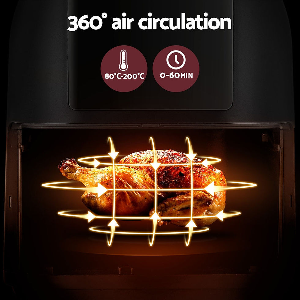 Thumbnail: NNEDSZ Air Fryer 8L LCD Fryers