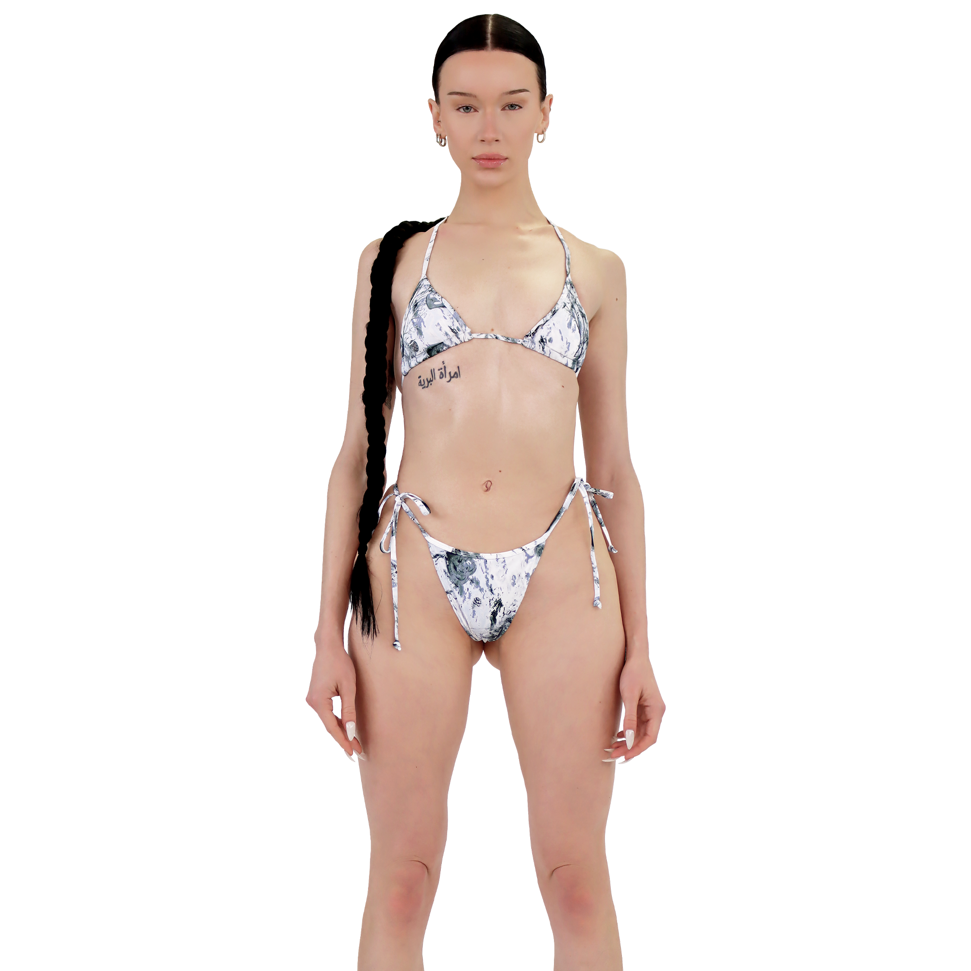 snow camo bikini