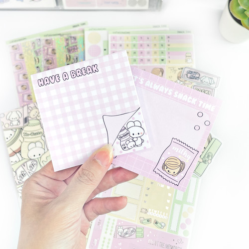 Sticky notes - snack time | craftieliciousloves