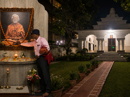 HH Guruji Sundar at Sri Yukteswar Giri Smriti Mandir, Serampore, West Bengal