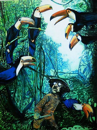 henrie bates (53,5x72,5) acrylique sur toile