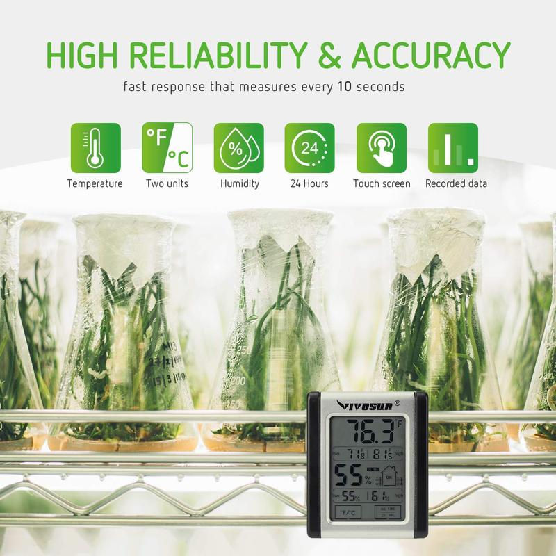 Thumbnail: DIGITAL INDOOR THERMOMETER & HYGROMETER