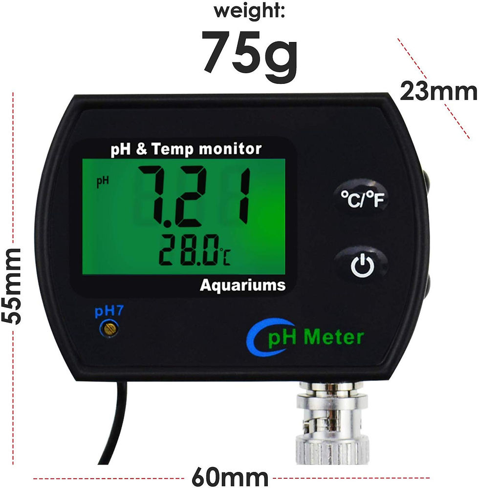 Thumbnail: 2-in-1 Combo pH & Temperature Meter Water Quality Tester Replaceable BNC pH