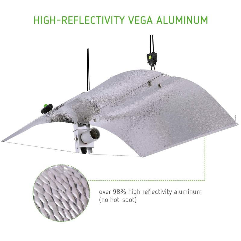 Thumbnail: ADJUSTABLE WING REFLECTOR (NO BULB INCLUDED)