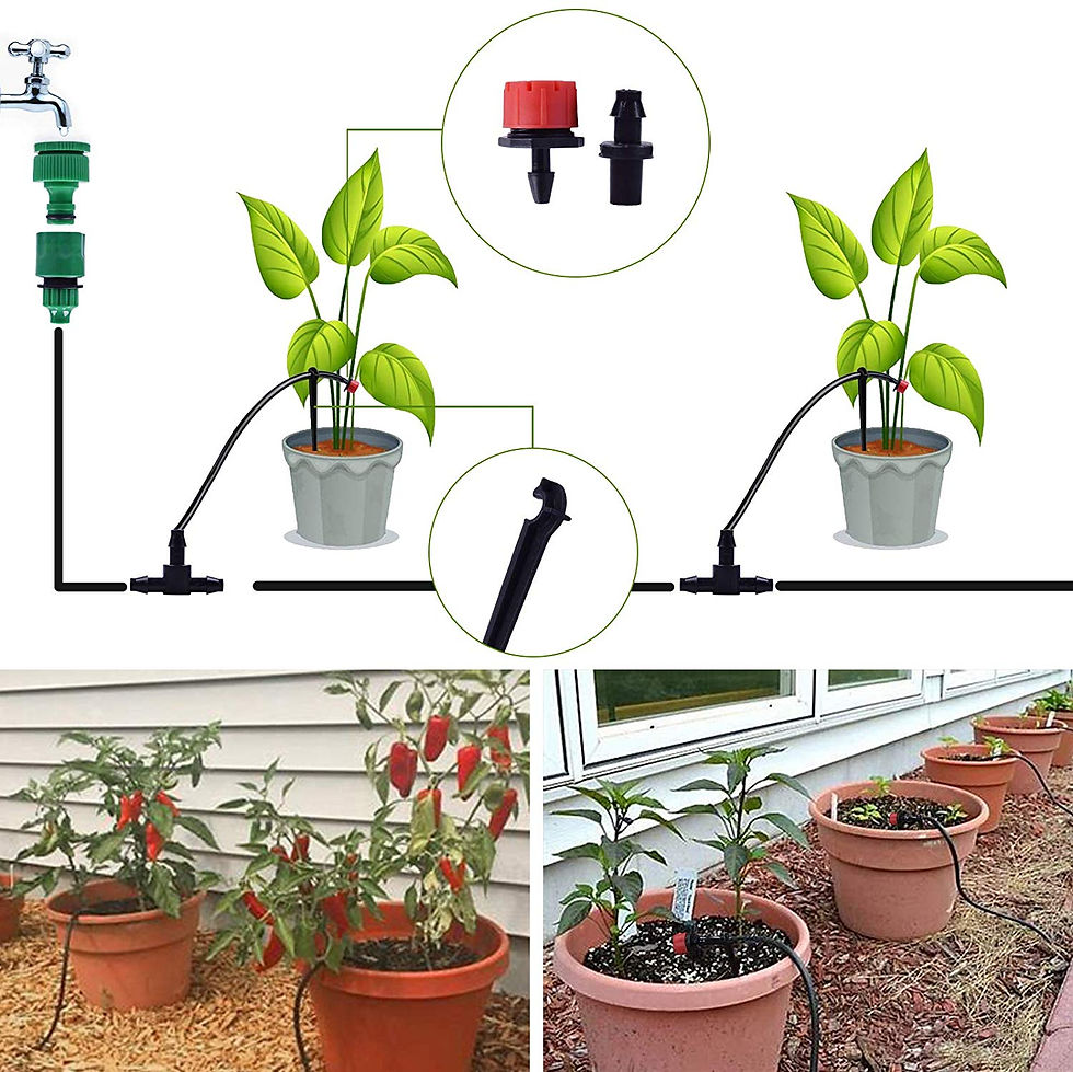 Thumbnail: MIXC 1/4-inch Drip Irrigation Kits Plant Watering System Accessories Fittings