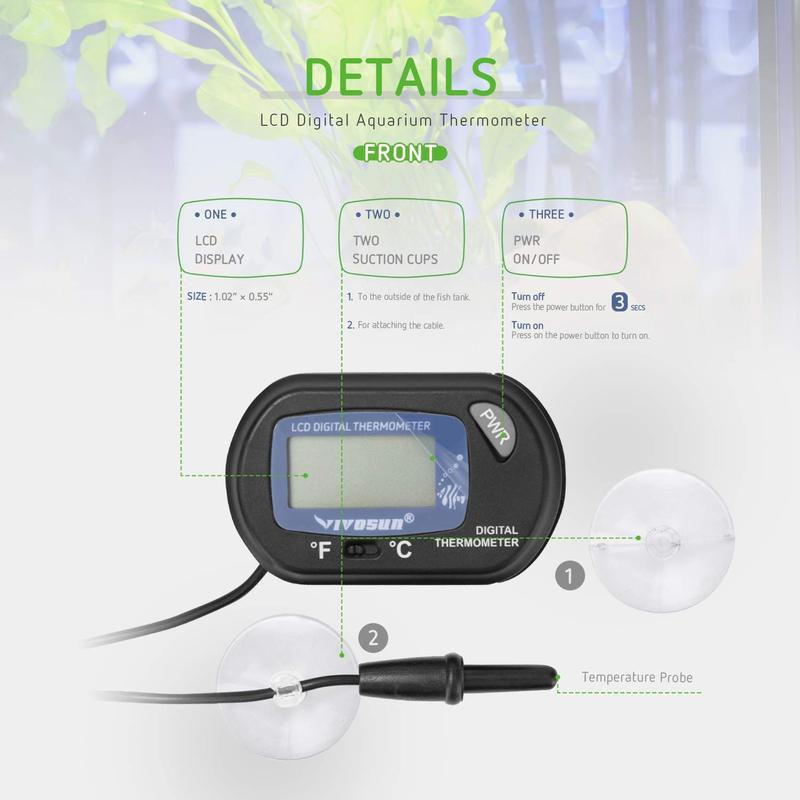 Thumbnail: LCD Digital Aquarium ThermometerLCD Digital Aquarium ThermometerLCD Digital Aqua