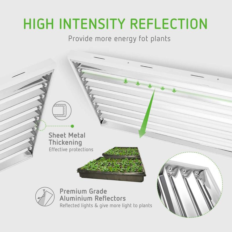 Thumbnail: T5 HO FLUORESCENT GROW LIGHT FIXTURE