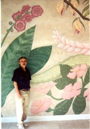 Salon Flower Mural- Detail 1 email large