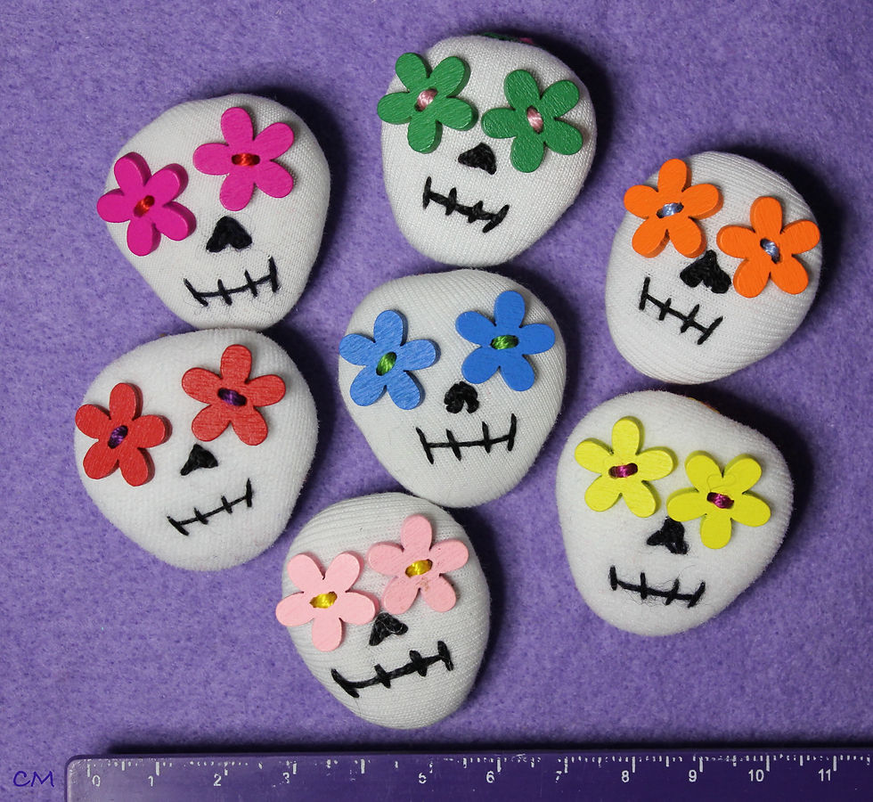 Cartoon Sugar Skull Pin