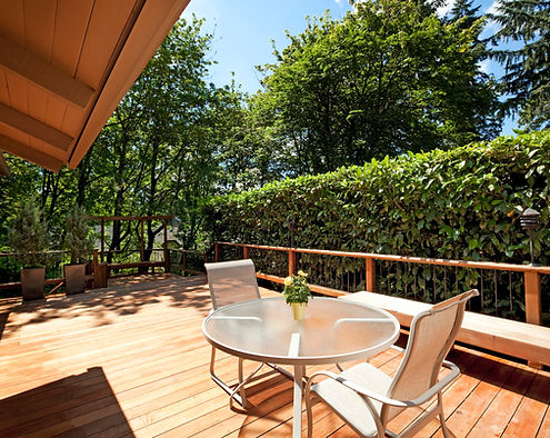 Sunny Outdoor Patio