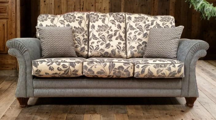 Floral 3 seater