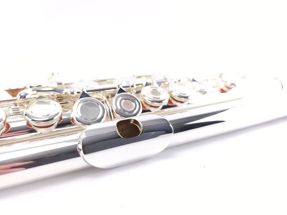 Thumbnail: Samperi Spectrum 14K Gold Riser by Haynes Amadeus Makers Intermediate Flute *New