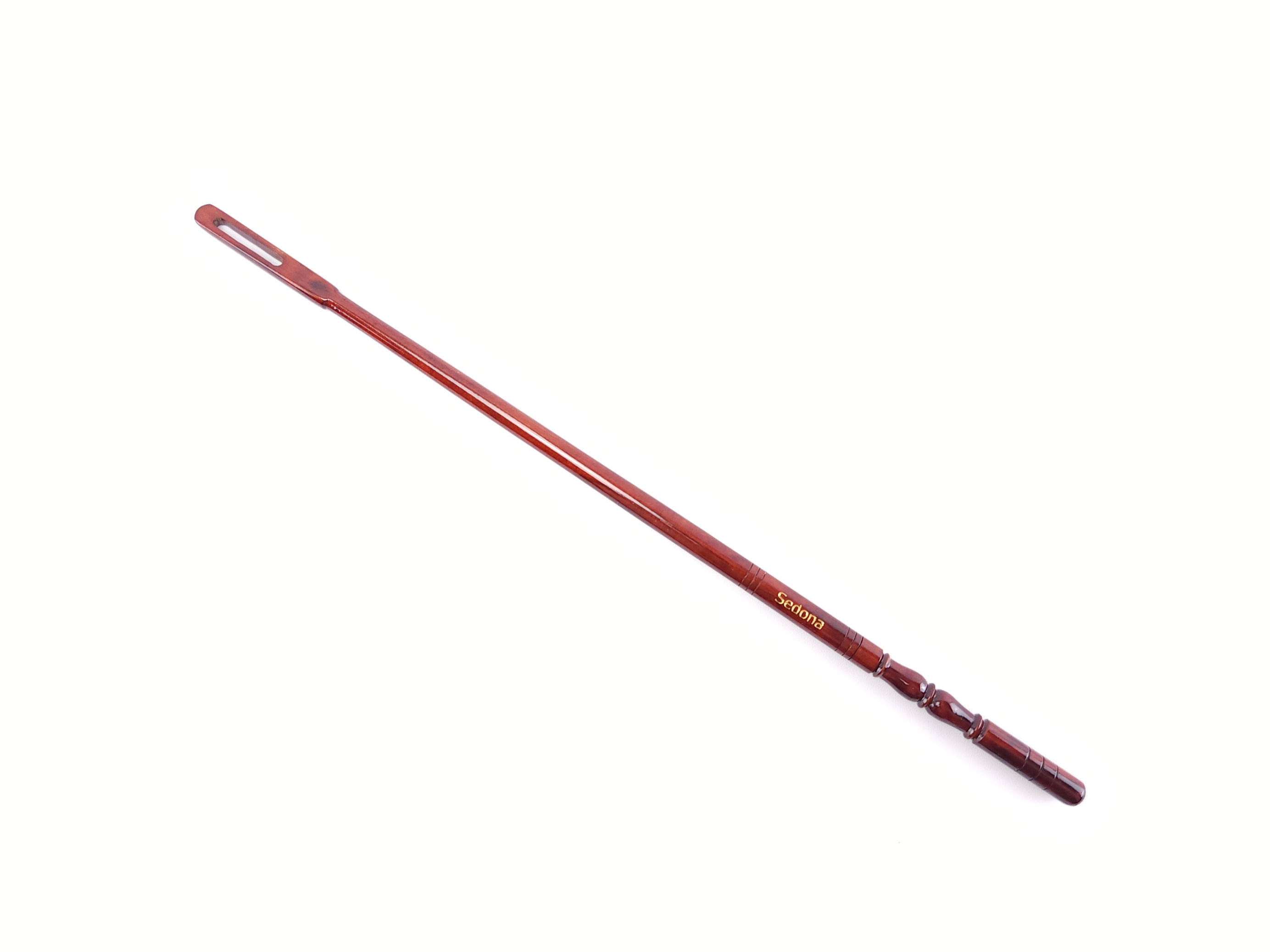 Polished Mahogany Wood Premium Flute Cleaning Tuning Rod by Sedona Elite