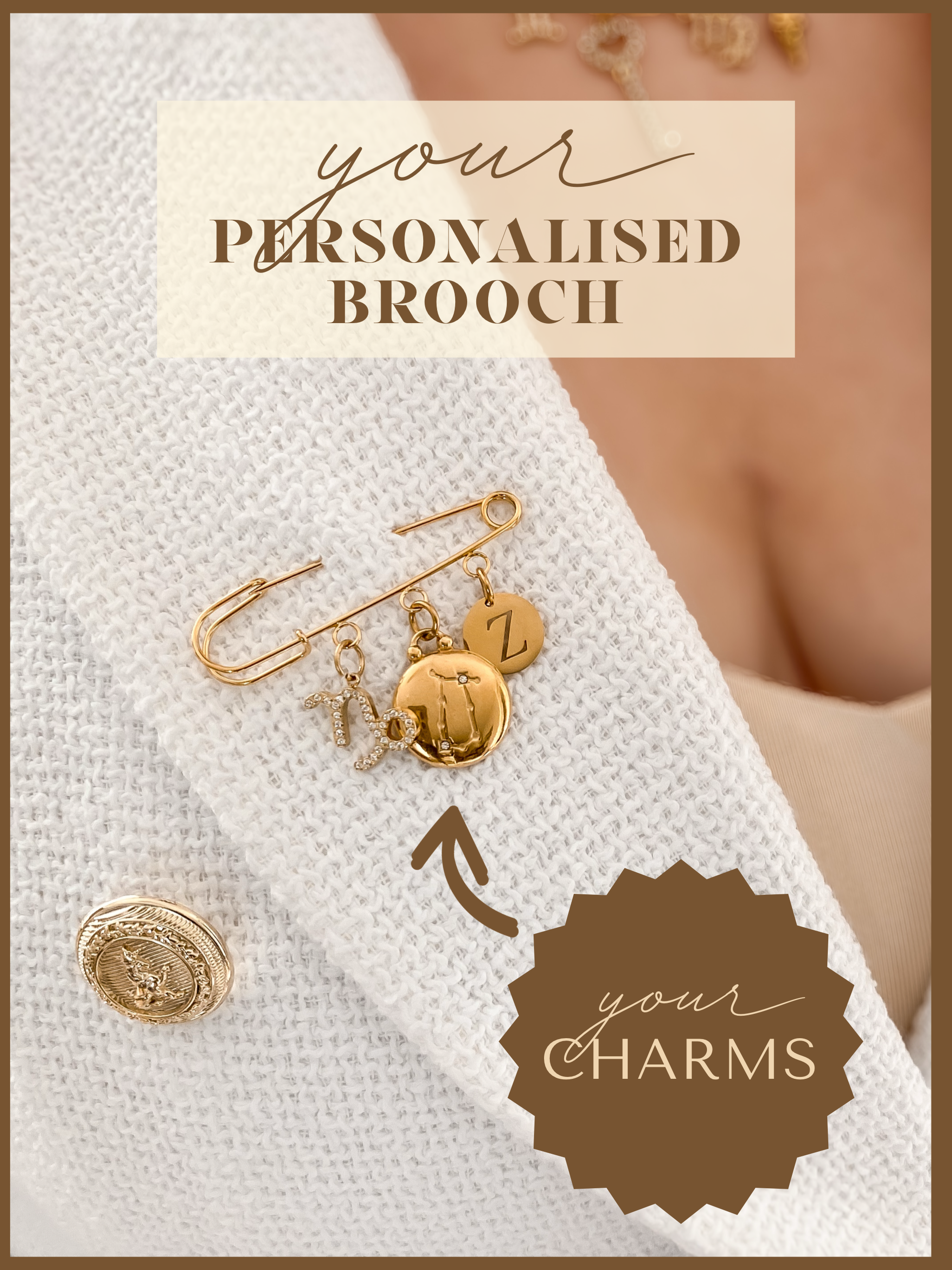 MAKE IT YOURS || 3-Charm-Brooch