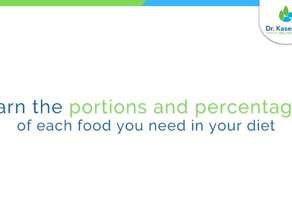 Learn the proportions and percentages of each food you need in your diet