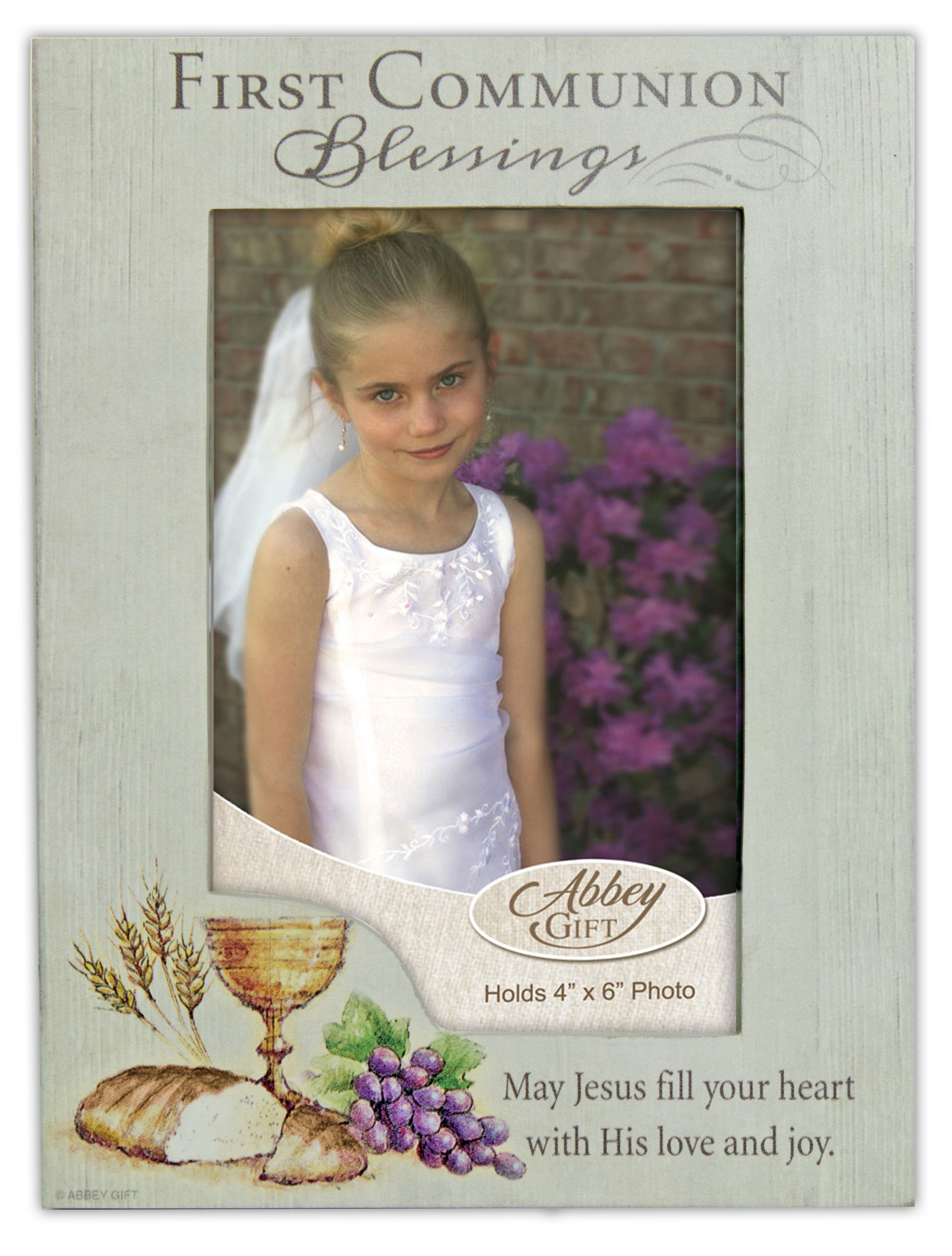 First Communion Blessings Frame 4x6 photo