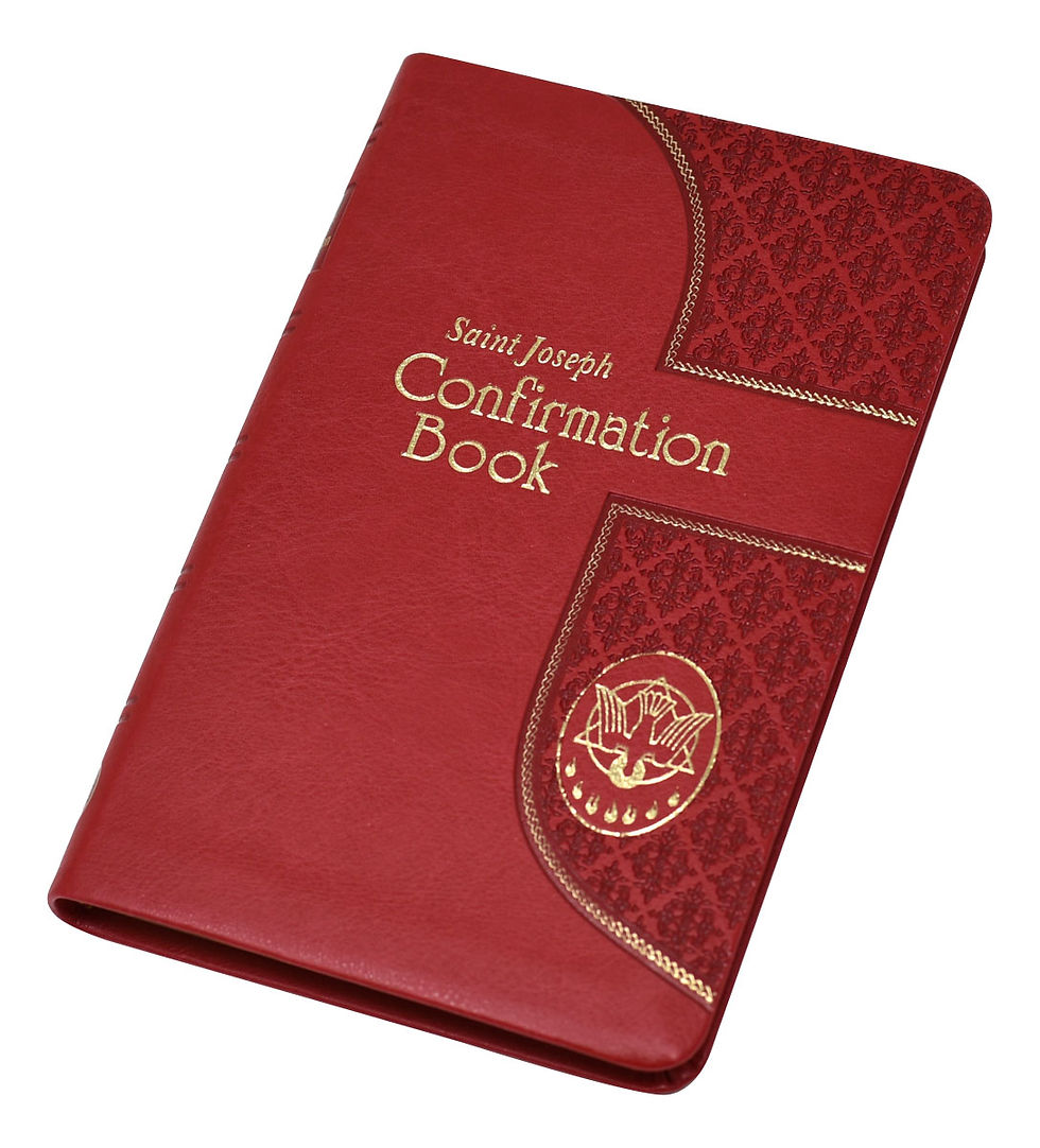 Saint Joseph Confirmation Book/Updated In Accord With The Roman Missal, Red