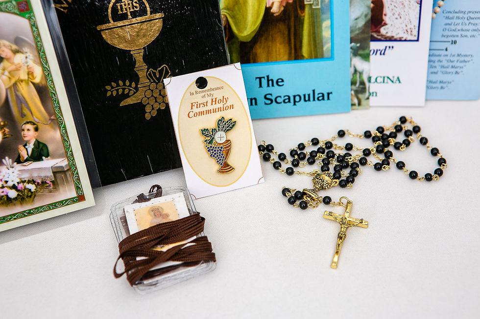 Thumbnail: Boys Communion Missal Set in Zippered Case