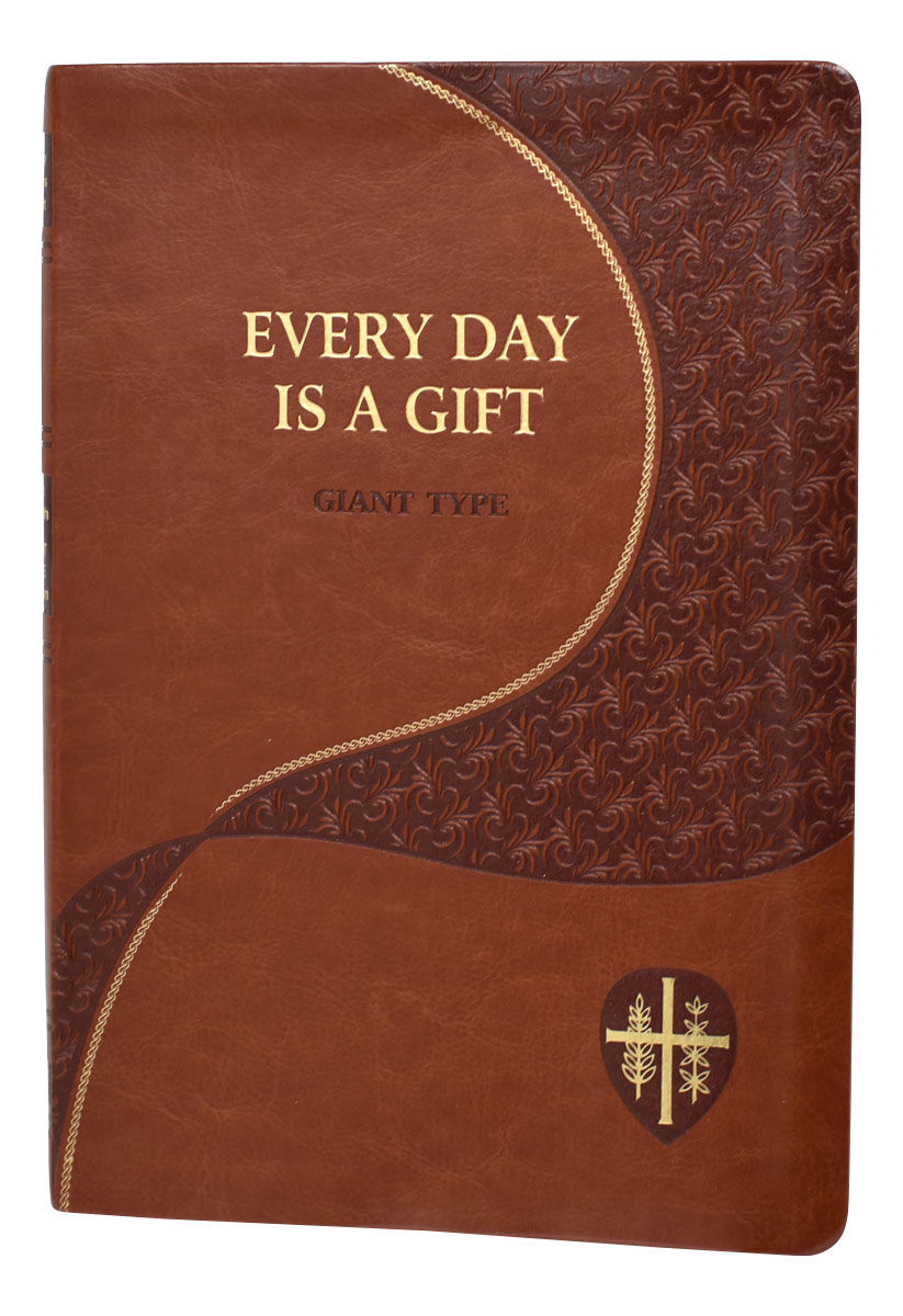 Thumbnail: Every Day Is A Gift/Minute Meditations, Giant Type, Brown