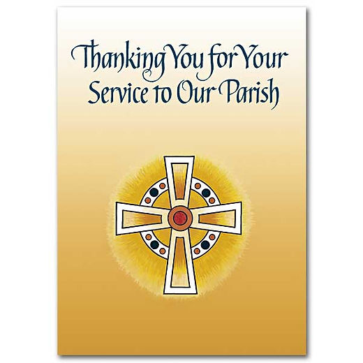 Thanking You for Your Service to Our Parish/Priest Appreciation