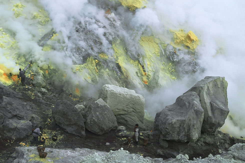 Cratère du Kawah Ijen