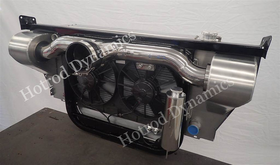 Thumbnail: 1955-1957 HRD Trifive Radiator with Air Intake system