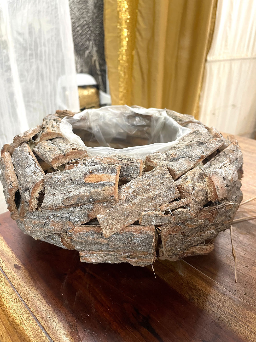 Miniature : Cache pot morceaux d’écorce 