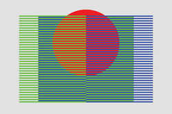 Spatial Mix - RGB, Red - 6x9