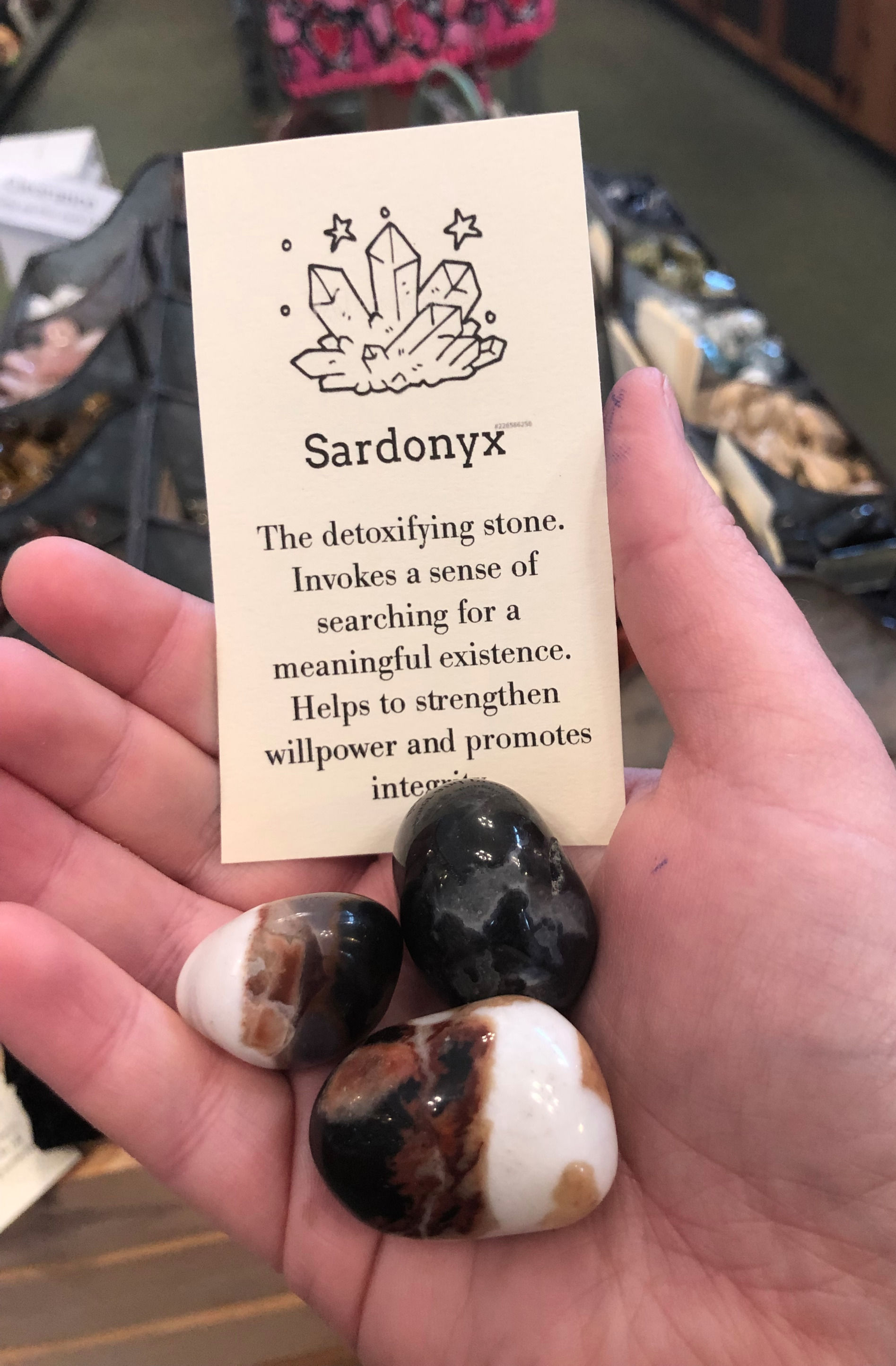 Sardonyx Loose Tumble Stone