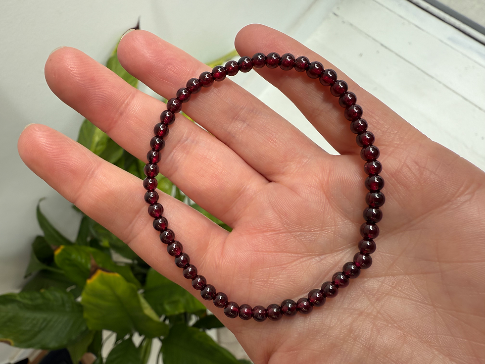 Thumbnail: Garnet  Stretchy Bracelet