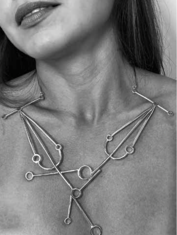 Droplets and Neutrinos Necklace.