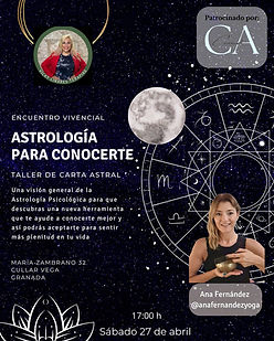 cartel astrologia para conocerte y amarte Granada.jpeg